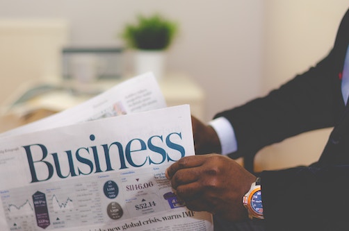 man reading asset based lending article