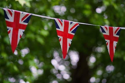 Union jack flags